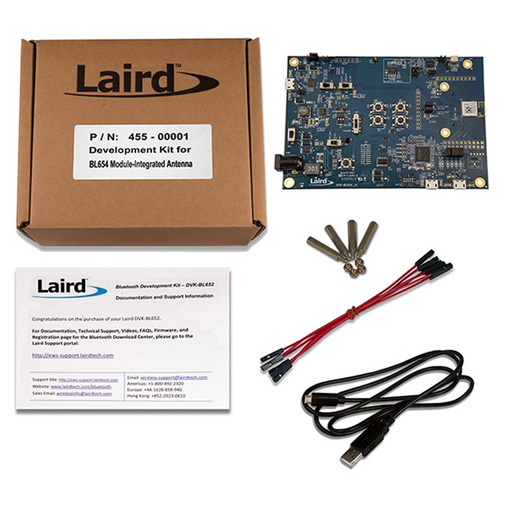  DVK-455-0000 - Development Kit für Laird BL654 Bluetooth Modul int. Antenne