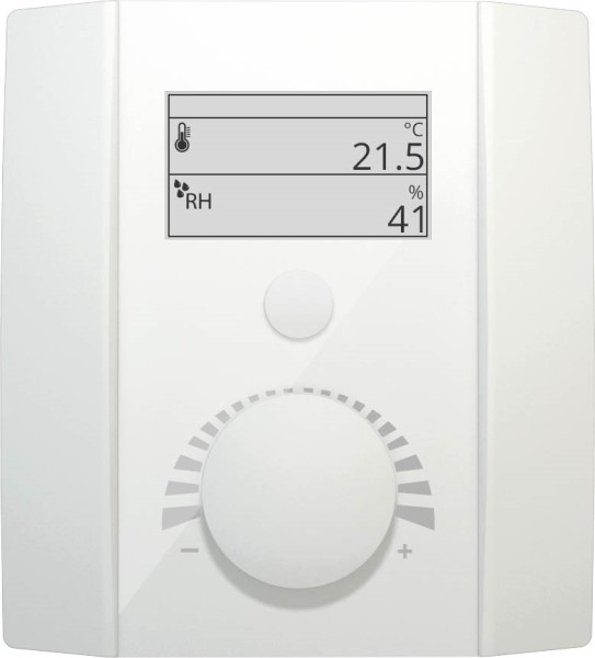 835640 NOVOS 3 INC T weiß Temp_rH EPD LRW Raumbediengerät INC+Taste, E-Display, Temperatur/Feuchte