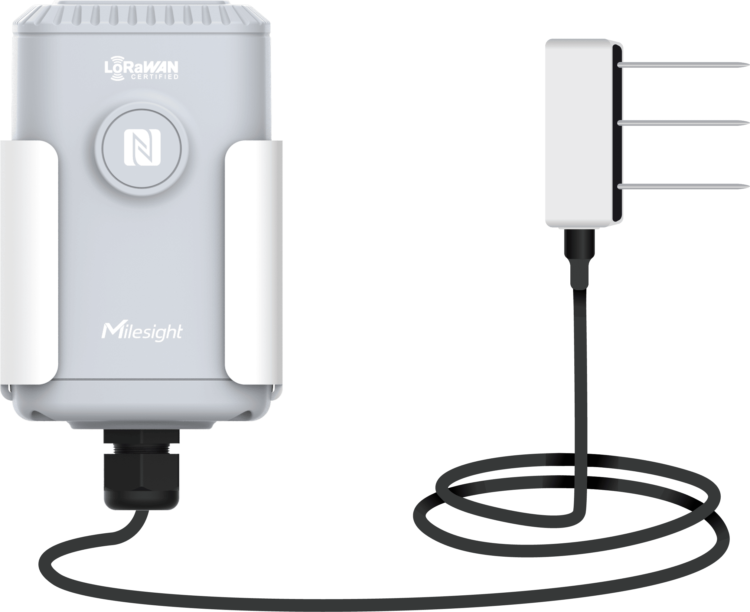 EM500-SMTC-868M PN:MEC20 LoRaWAN  Bodenfeuchtigkeits-, Temperatur- und Leitfähigkeitssensor