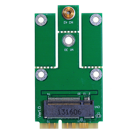 MiniPCIe to M.2 adapter