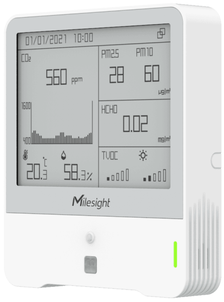 AM319-868M PN: HCHO LoRaWAN 9in1 Indoor Umgebungssensor PM2.5&PM10, HCHO (Formaldehyd)