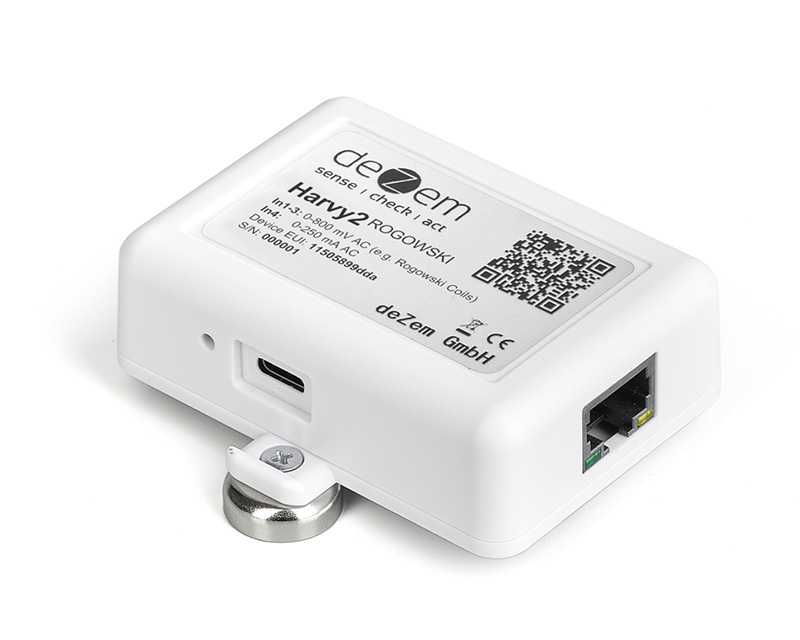 Harvy2 LoRaWAN IoT Stromsensor Rogowski Edition Harvy2 LoRaWAN IoT Stromsensor Rogowski Edition
