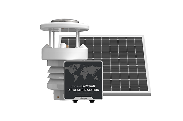 WTS506-868M LoRaWAN Wetterstation ALU mit Niederschlag-/Regenmesser