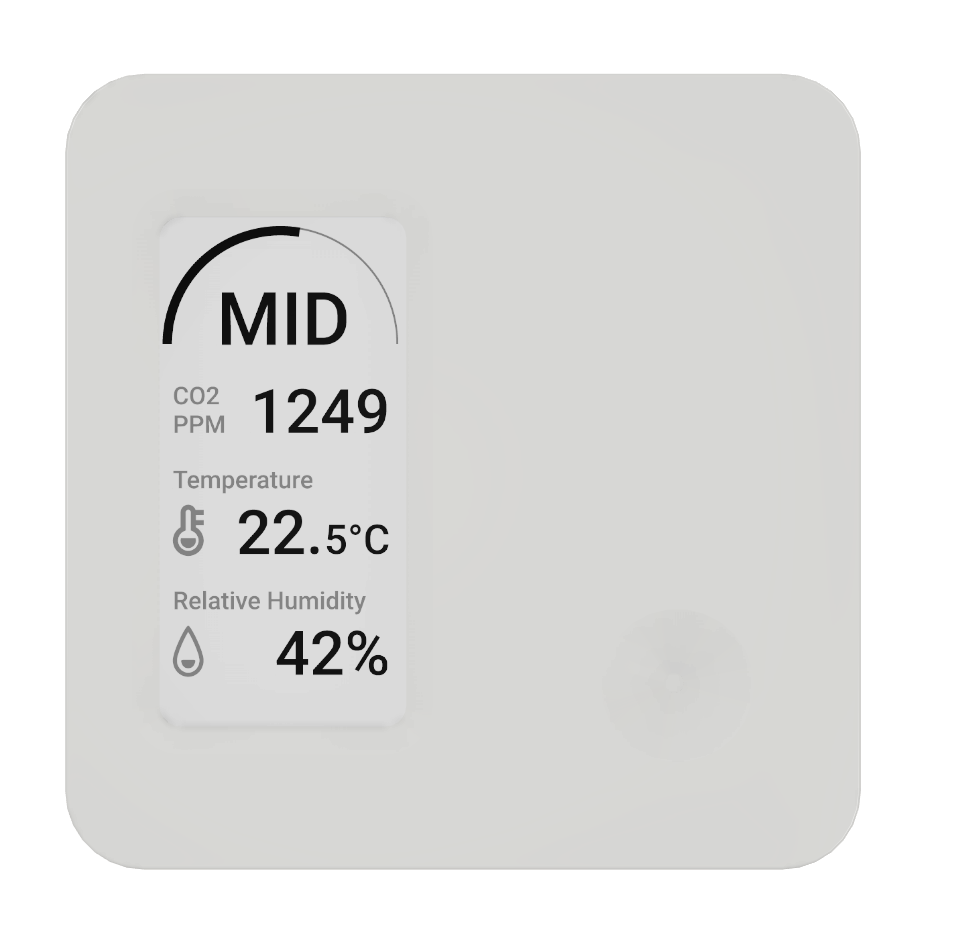 EIAQd10 Indoor Air Quality Sensor Display