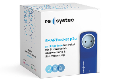 SMARTsocket p2u IoT-Paket Strommessung und Ausfallerkennung