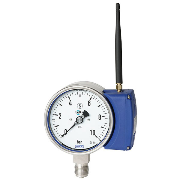 PGW23.100 Rohrfedermanometer mit Funkübertragung LoRaWAN