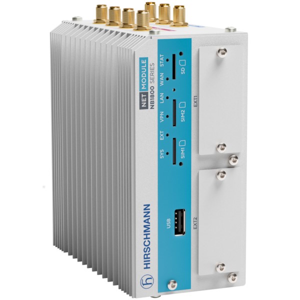 netModule NB1800-N-G Industrie-Router mit 5G, GbE, SFP, GNSS