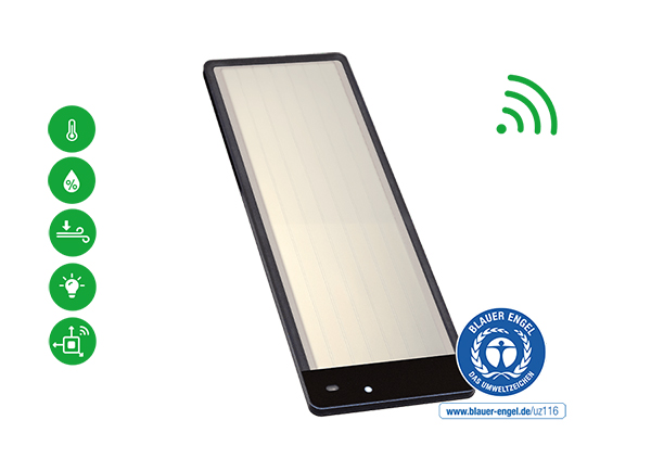 enerSENSE Industry LoRaWAN Sensor Raumklima Solar & Alarm IP65