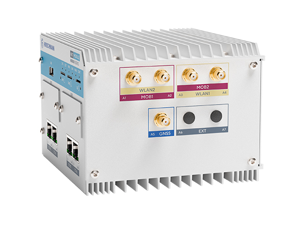 NB1810-LpWac4Ep-G Industrie-Router mit LTE-A Pro + WLAN-ac + GbE + SFP + 4x GbE-PoE + GNSS