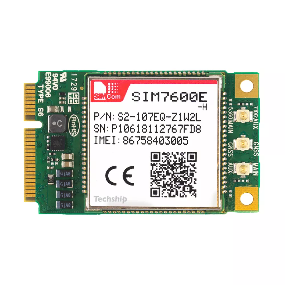 SIMCom SIM7600E-H LTE CAT-4 mPCIe SIM