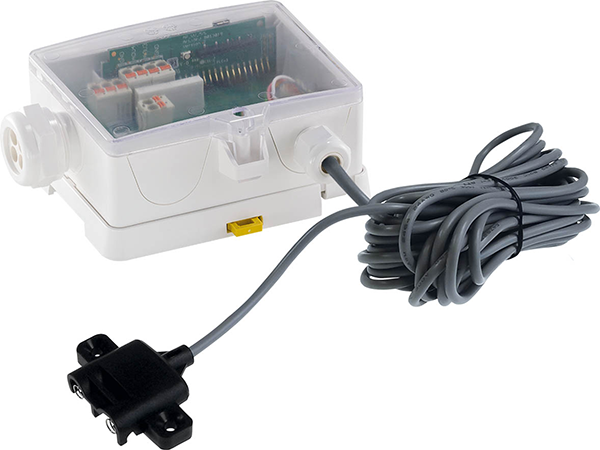 798136 LS02+ ext LRW L5000 Leckagesensor mit Schaltkontakt, Detektorsonde 2x Elektrode, 5m Kabel