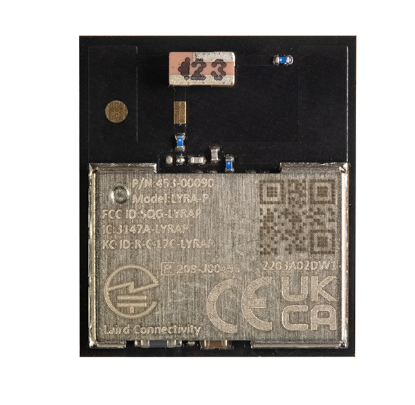 453-00090C Lyra P series - Bluetooth v5.3 PCB Module Lyra P Top