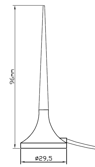 PS-LTEA-SMA-10-050 LTE Magnetantenne 