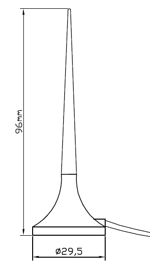 PS-LTEA-SMA-10-030 LTE Magnetantenne