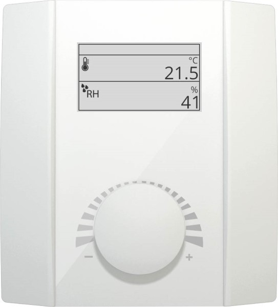 835657 NOVOS 3 INC weiß Temp_rH EPD LRW Raumbediengerät Inkremental, E-Display, Temperatur/Feuchte