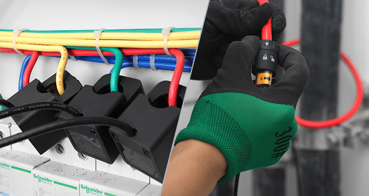 CTH01 RCT100 klappbarer Split-Core-Stromwandler 0-100A RJ11